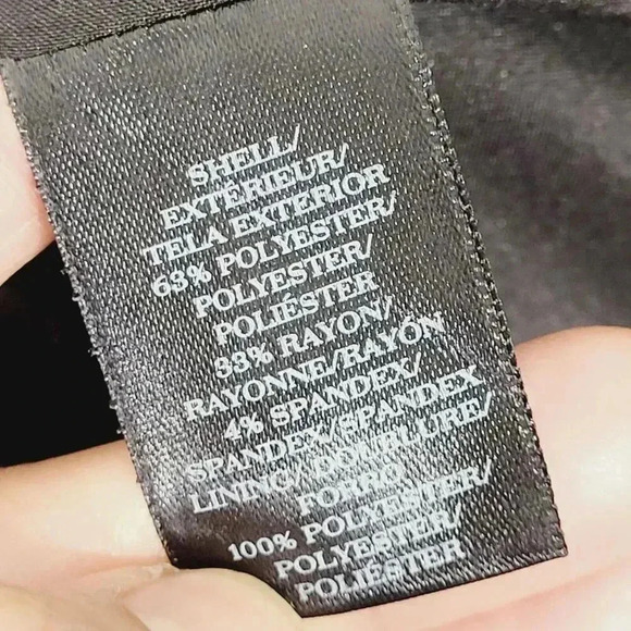 Ann Taylor Black Moto Jacket Full Zip Jacket Women's 10 24CT - Picture 5 of 8